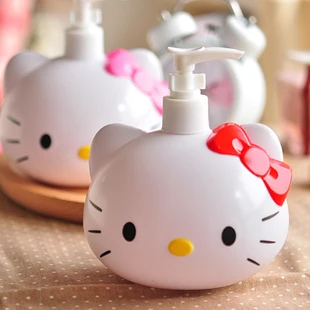 1 шт. пластиковая пустая аэрозольная бутылка Kawaii Kitty Cat Bow для макияжа и ухода за
