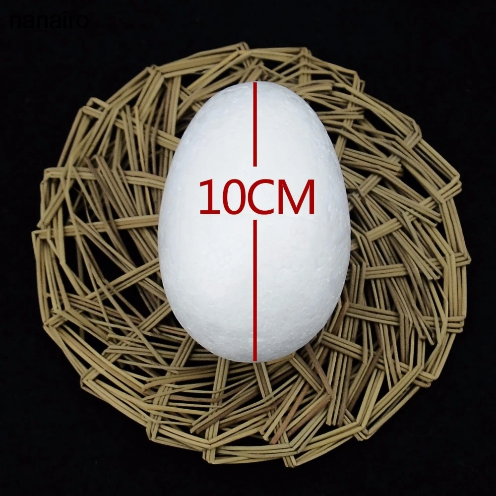 10PCS/LOT 10CM Modelling Polystyrene Styrofoam Foam Egg Ball White