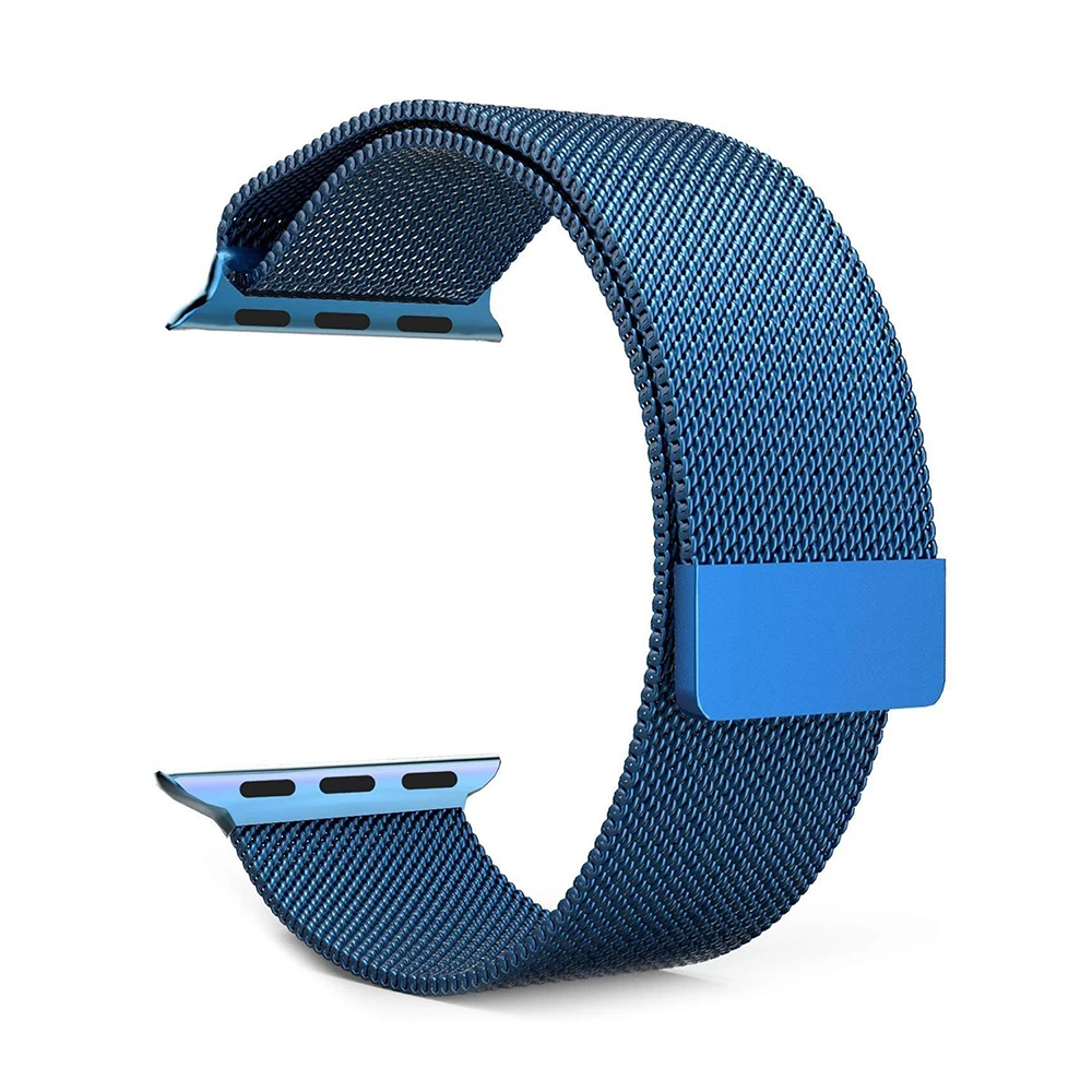 JMUSIWB ремешок для apple watch band Milanese Loop 4 3 iwatch 42 мм 38 correa 44 мм/40 pulseira браслет|Ремешки