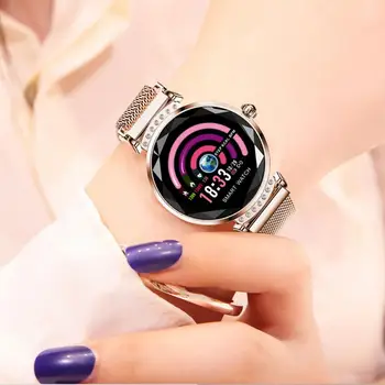 

Luxury Smart Watch Fashion Smartwatch Women Heart Rate Blood Pressure Fitness Tracker Bracelet For Android And IOS