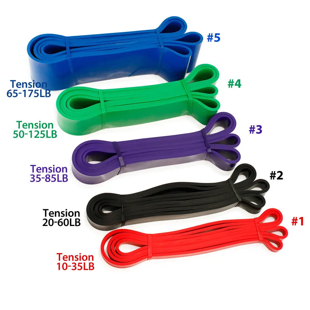 15-230 LBS Pull Up Assist Resistance Bands Sets Expander Athletic Heavy Duty Power Elastic Gum Bands Workout Fitness Equipment A