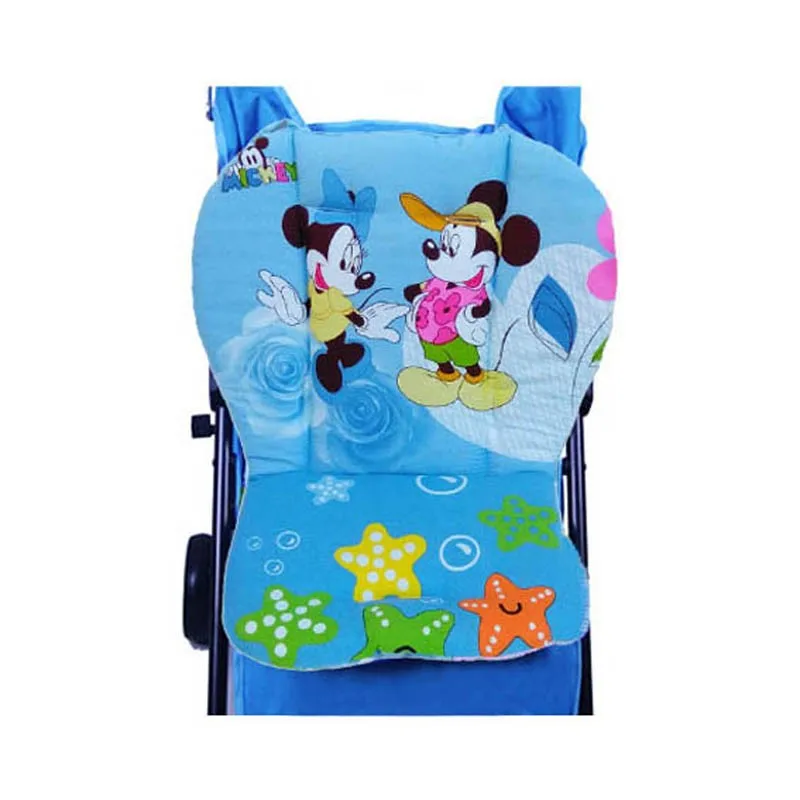 Blue-Mickey-Minnie-Mouse-Cotton-Baby-Stroller-Cushion-Child-Car-Seat-Pad-Infant-Buggy-Pram-Cart
