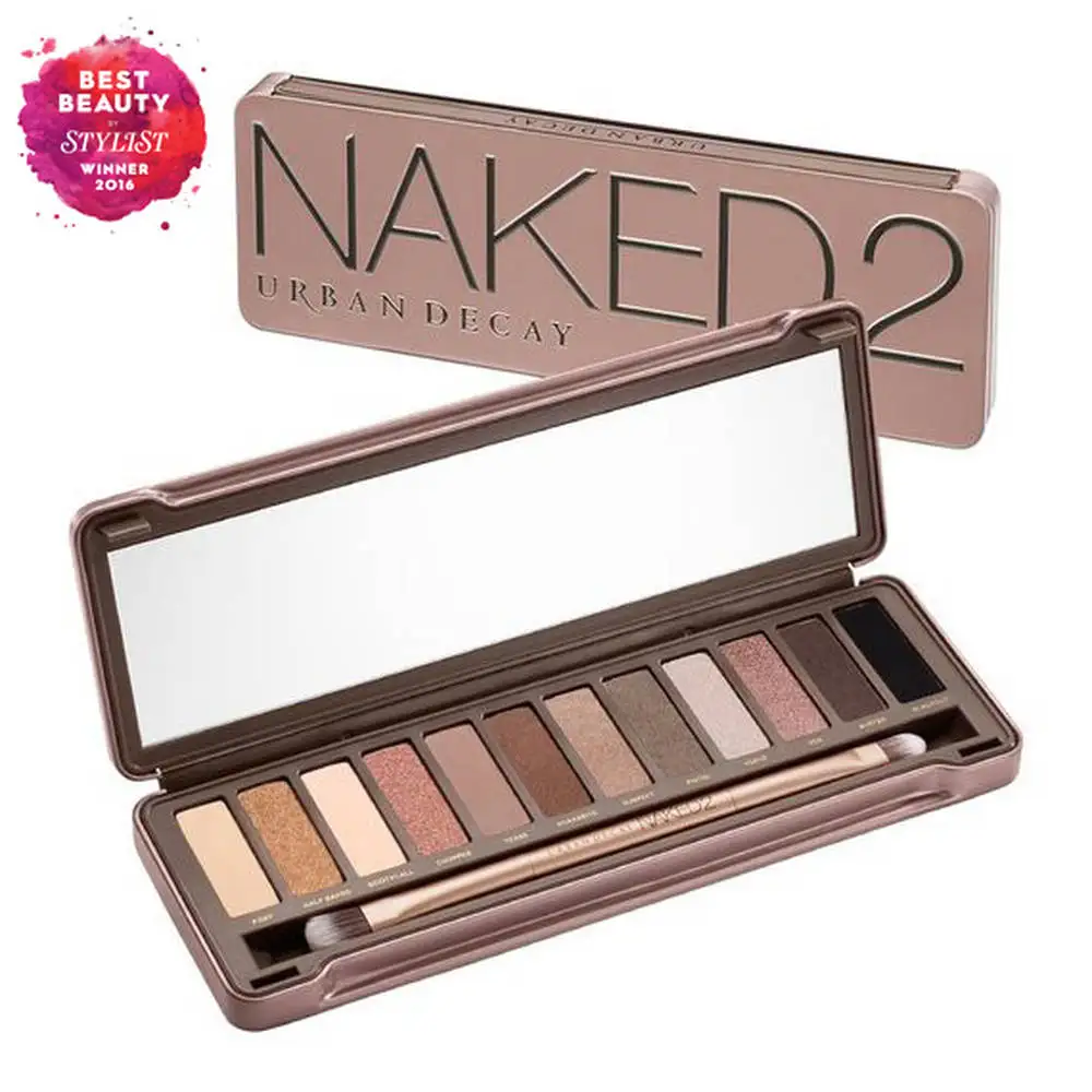 

Urban Decay NAKED 2 Eyeshadow Palette 12 Colors Makeup Pigments Waterproof Professional Shimmer Eye shadow Make up Palette