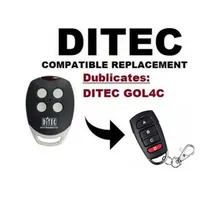 10 шт. DITEC GOL4C замена пульта дистанционного управления Передатчик клон 433,92/433 МГц фиксированный код
