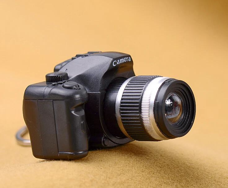 Мини брелок с камерой SLR для автомобильных ключей светодиодный фонарик цветная