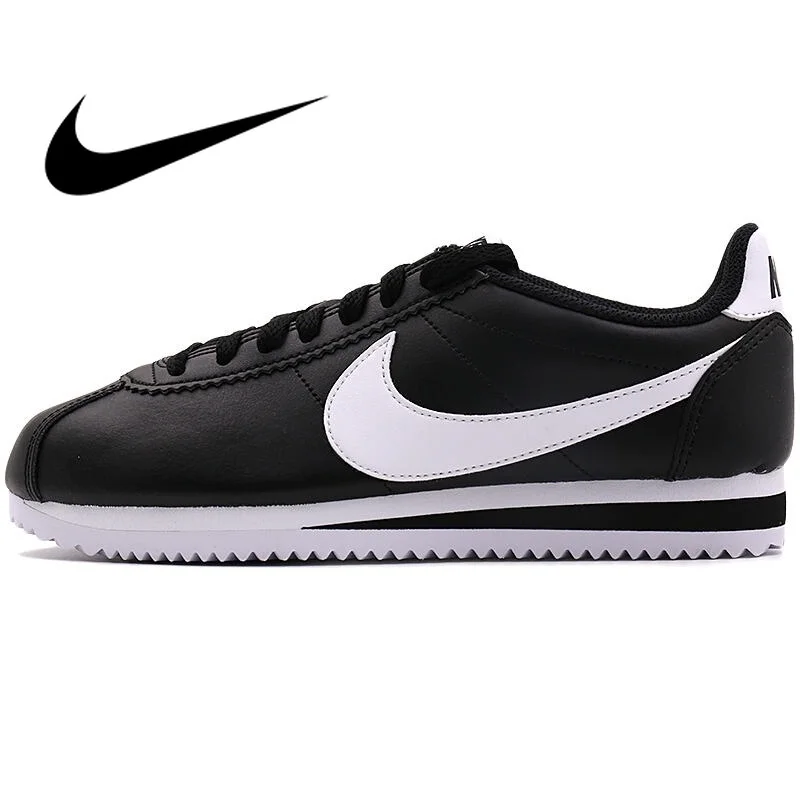 

Original Authentic NIKE CLASSIC CORTEZ LEATHER Women's Skateboard Shoes Sneakers Breathable Leisure Low Cut Resistant 807471