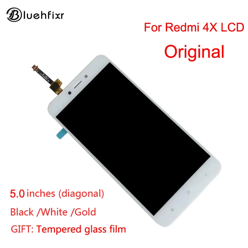 Original For Xiaomi Redmi 4X LCD Display Touch Screen Test Good Digitizer Assembly Replacement For Xiaomi