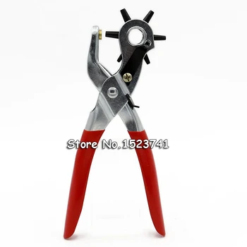 

Revolving Leather Canvas watch/Belt Punch Punching Plier Hole 2, 2.5, 3, 3.5, 4, 4.5 Multifunction hole punch pliers