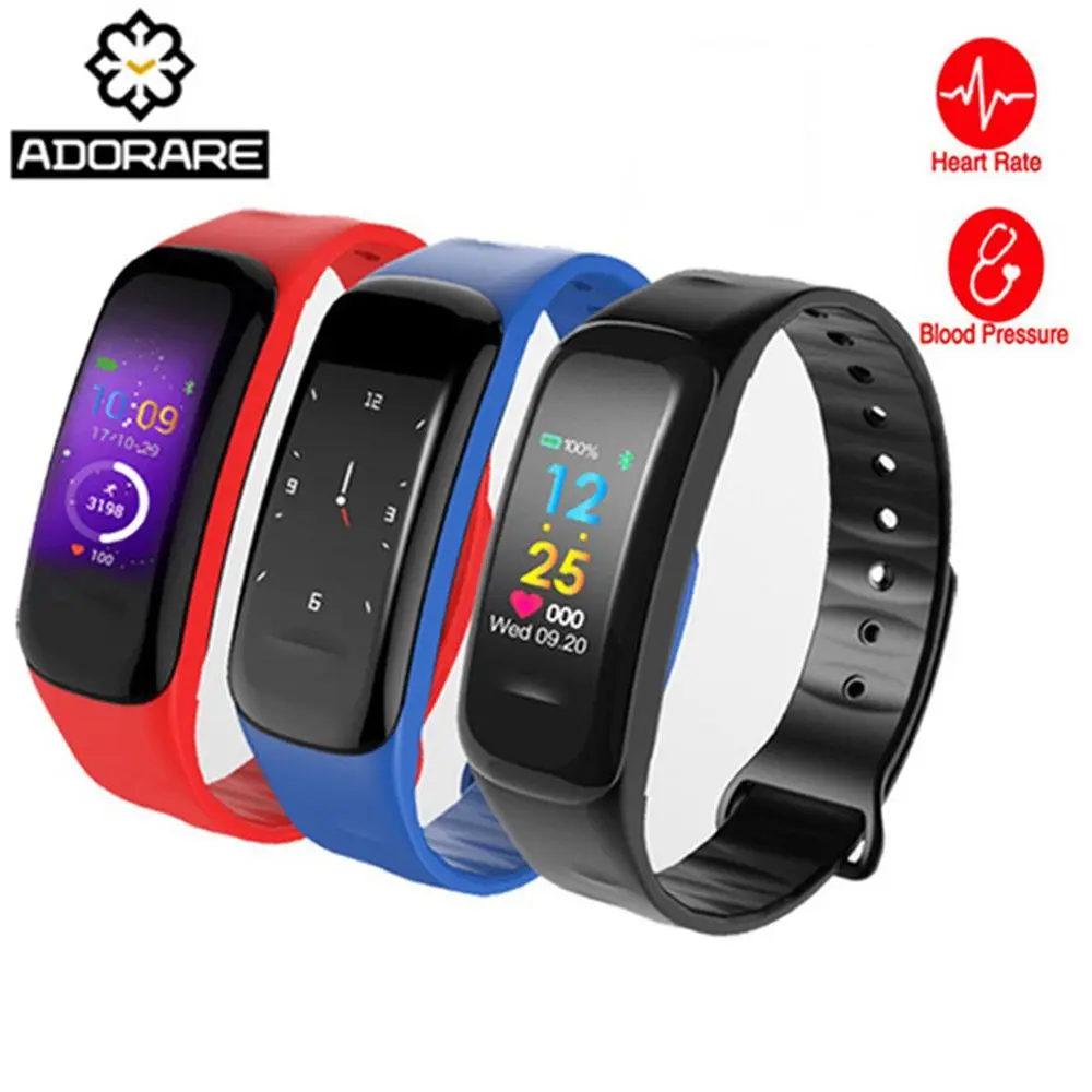 Фитнес браслет ADORARE смарт пульсометр трекер активности часы cicret smartband спортивные