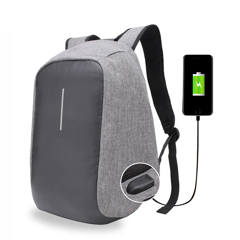 

DAYGOS 2018 New Nylon Men Backpack Anti Theft With Usb Charger Laptop Business Knapsack Shoulder Waterproof Women Travel Bag
