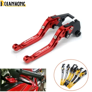

CNC Motorcycle accessories Folding extendable brake clutch levers For honda CBR650F CB 650F 2014 2015 2016 2017 LOGO CBR650F