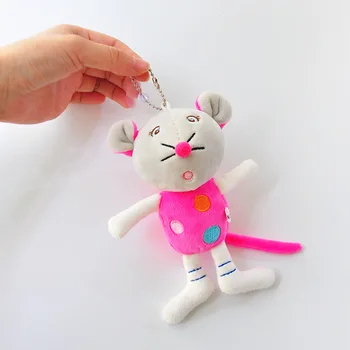 

ASSOT Cute 4INCH 4Colors Mouse Pendant Boutique Doll For Girls Boys Kids Woman Christmas Gifts Pet Plush Toys Stuffed Animal