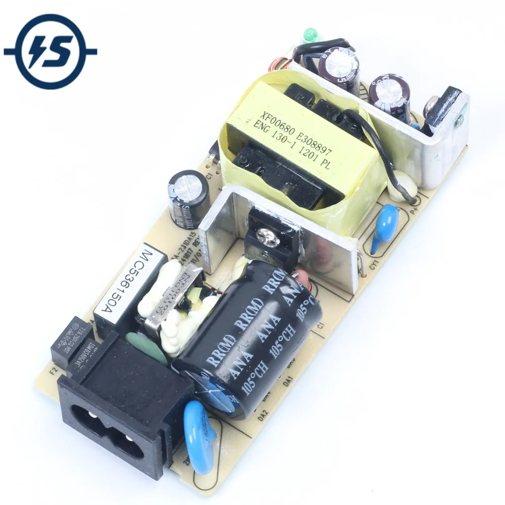 3000MA AC-DC 12 В в 3A Импульсные блоки питания доска с переключатель со светодиодным