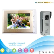 Xinsilu V70C-M3 manufacturer 2016Hot selling Xinsilu video door phone 7 inch screen intercom system 4-wire color for villa