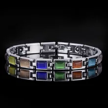 platinum plated cat eye stone turquoise,hand ornaments,women's Europe and America selling zinc alloy health bracelet faux turquoise carved alloy bracelet