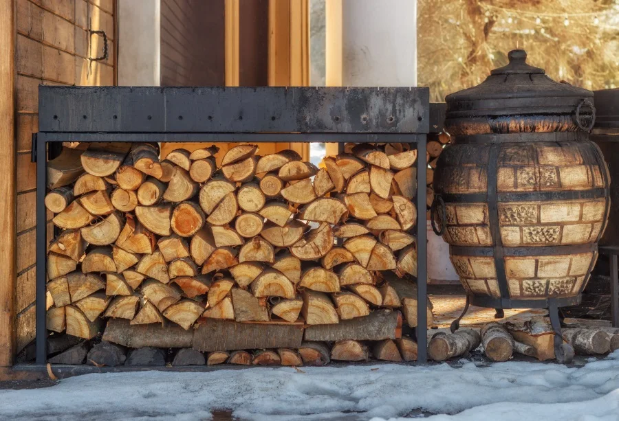 

Laeacco Wood Piece Pile Kitchen Fireplace Baby Portrait Photographic Backgrounds Photography Backdrops For Photo Studio