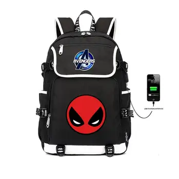 

Deadpool Batman Superman Designer Bookbag 15.6 inch laptop backpack for Women Men School Bag Female Male Travel Mochila