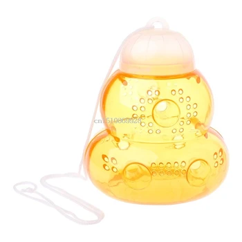 

Non-toxic Plastic Wasp Trap Gourd Shaped Bottle Bumblebee Trap Anti-Sting No Chemicals Bee Catcher for Garden Supplies