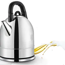 Электрический чайник 304 Нержавеющая сталь чайники большая емкость открытым безопасность автоматическое отключение Функция