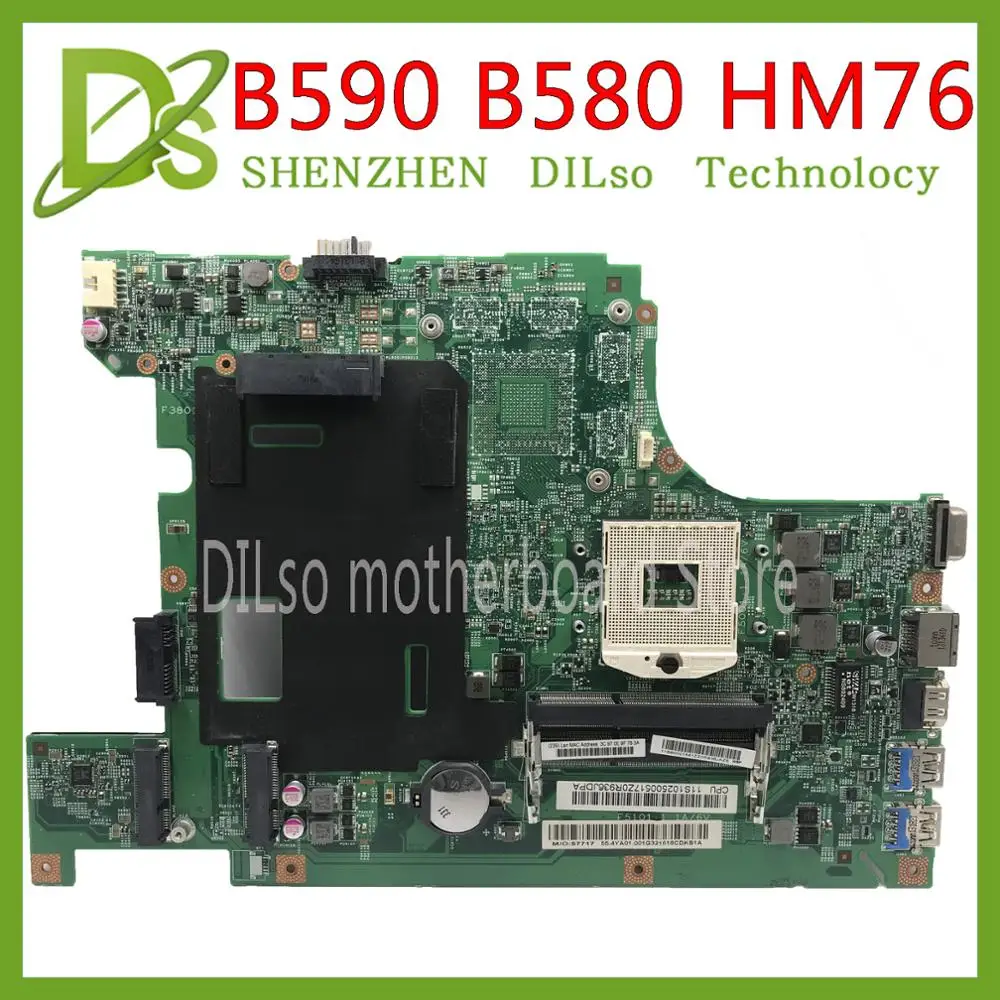 KEFU 11273 1 B590 материнская плата для lenovo B580 ноутбука 48.4TE05.011 HM76 intel I3 I5 I7 тестовая