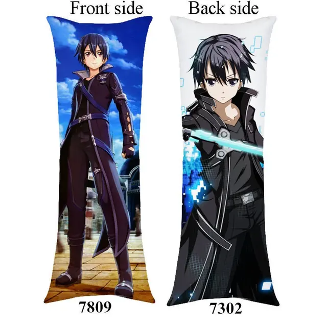 Anime Sword Art Online Kirito Asuna hugging body pillowcover cartoon