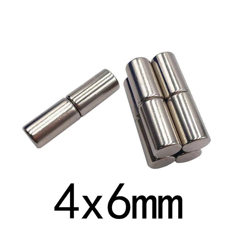 

50pcS 4x6 Neodymium Disc 4*6mm Super Strong Powerful Rare Earth Magnet