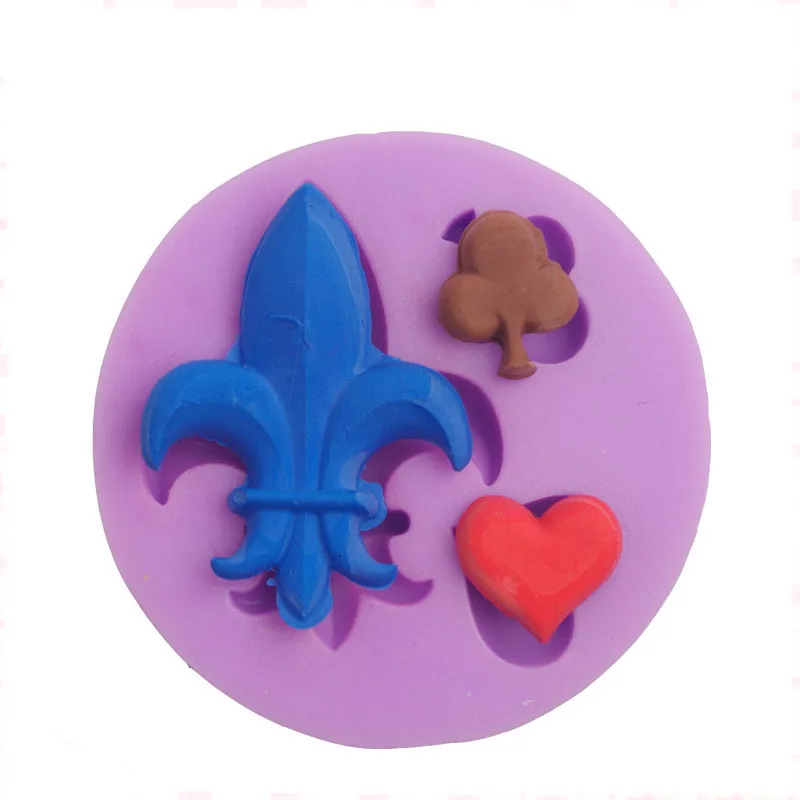 Buy DIY Iris flower petals fondant cake molds Fondant