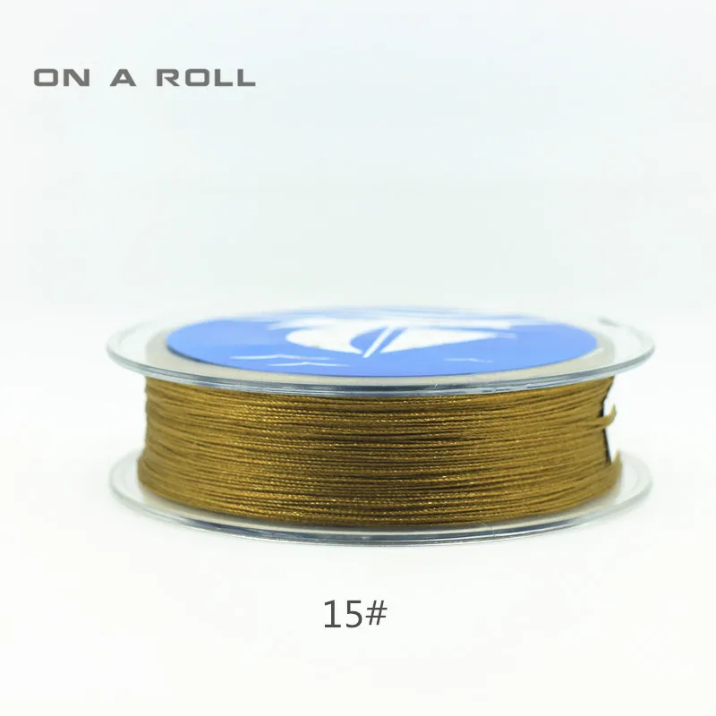 0,3 мм, шнур для изготовления ювелирных изделий, шелковая нить для бисера, шнур для бисера, нейлоновый шнур макраме, для бижутерии, сделай сам 100 м/рулон NO.1~ 20 - Цвет: 15
