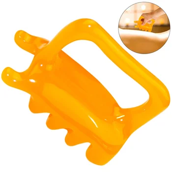 

Natural Resin Chinese tool Back Massage Massager Body Acupuncture Scraping Bee Wax Plate GuaSha Scrape Circular Blood Therapy JD