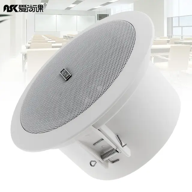 Us 10 96 28 Off Csl 518 1pc Waterproof Ceiling Speaker Wall Mounted Outdoor Home Theater Loundspeaker Soundbar Tv Speakers For Store Restaurant In