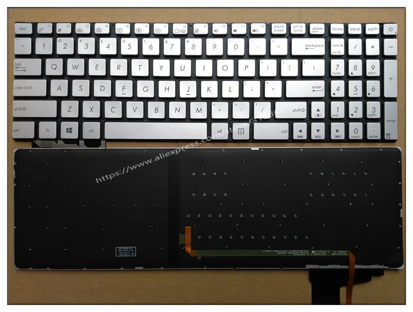 Клавиатура для ноутбука Asus N551 G551 N551J N551JK N551Q | Компьютеры и офис
