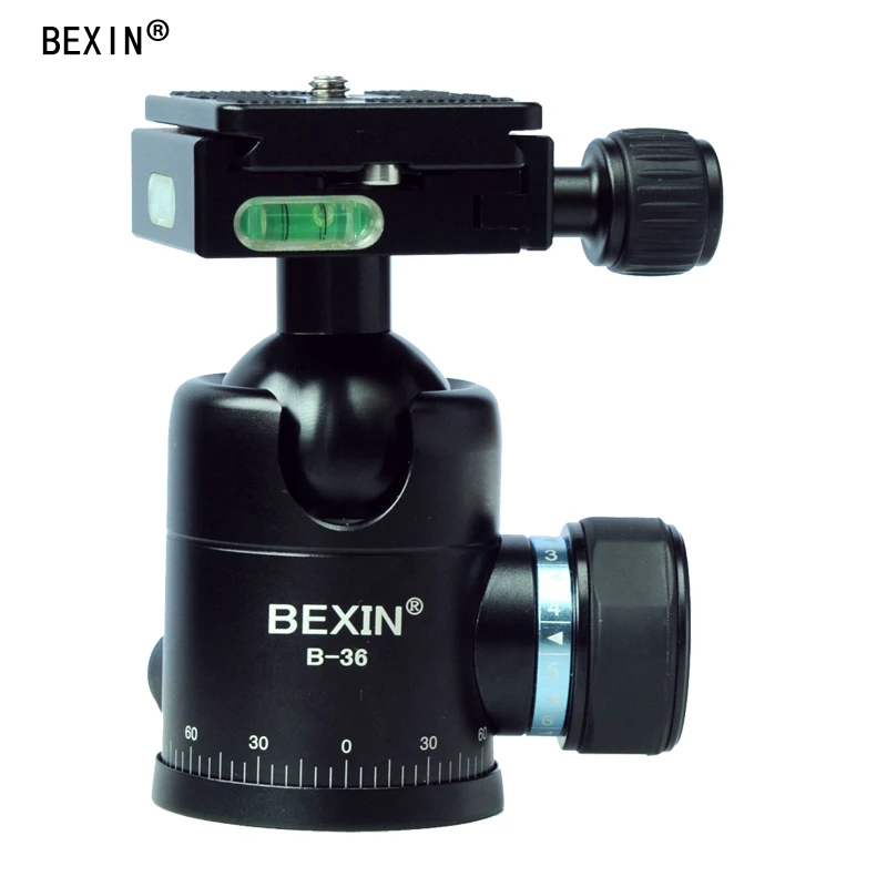 

360 Degree Rotating Camera Tripod Panoramic ball head for photography dslr Camera ball head with 60mm quick release plate