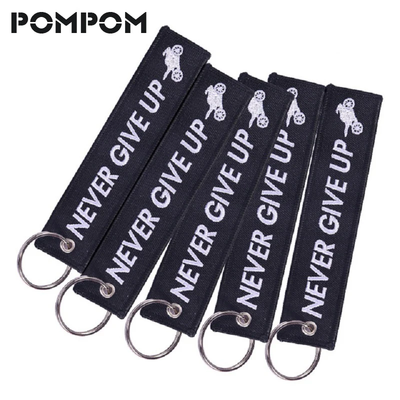 5-PCS-LOT-Fashion-Jewelry-Motor-Key-Holder-Key-Fobs-Embroidery-Motorcycle-Keychain-Never-Give-Up.jpg_640x6401