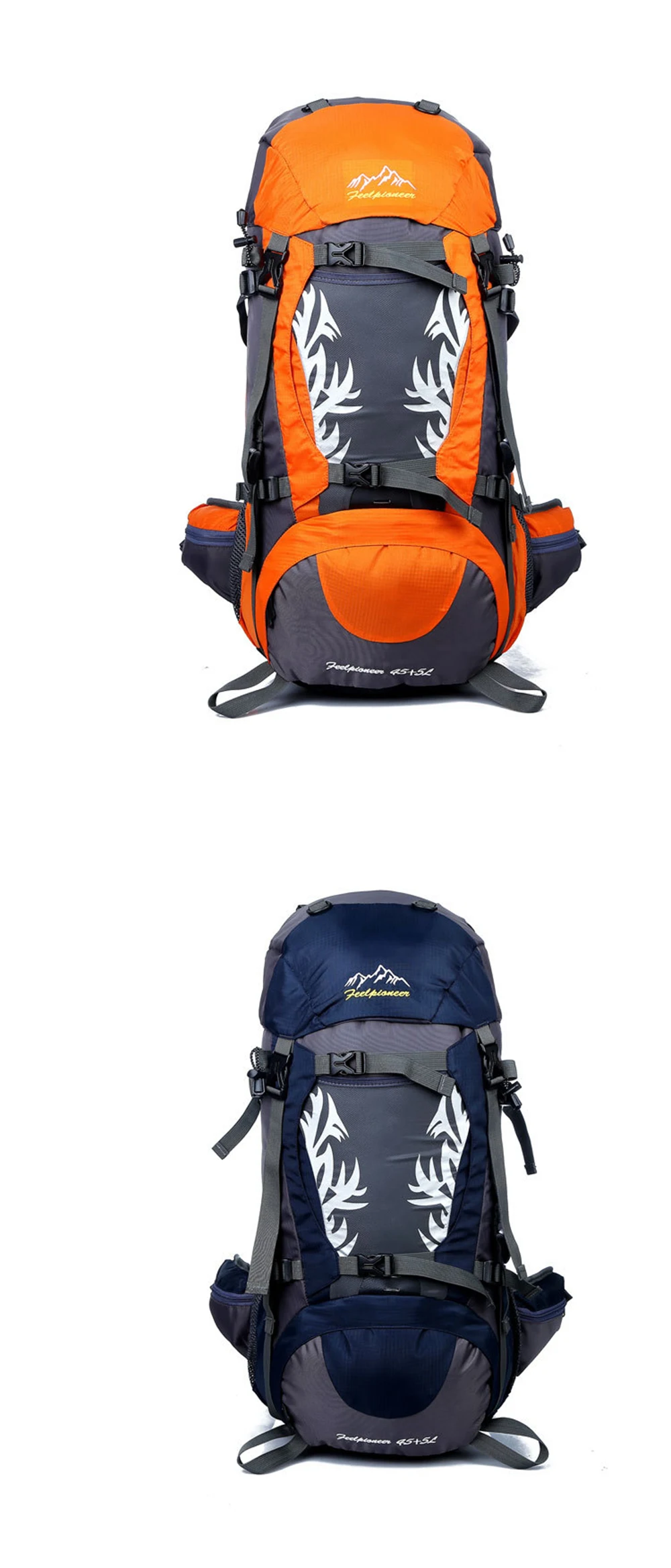 50L рюкзак для альпиниста спортивная сумка Открытый Рюкзак водостойкий Альпинизм походные рюкзаки кемпинг водостойкая сумка