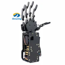 Рука робота Bionic руки робота большой крутящий момент сервопривод пальцы само-движение Механическая рука с пультом управления