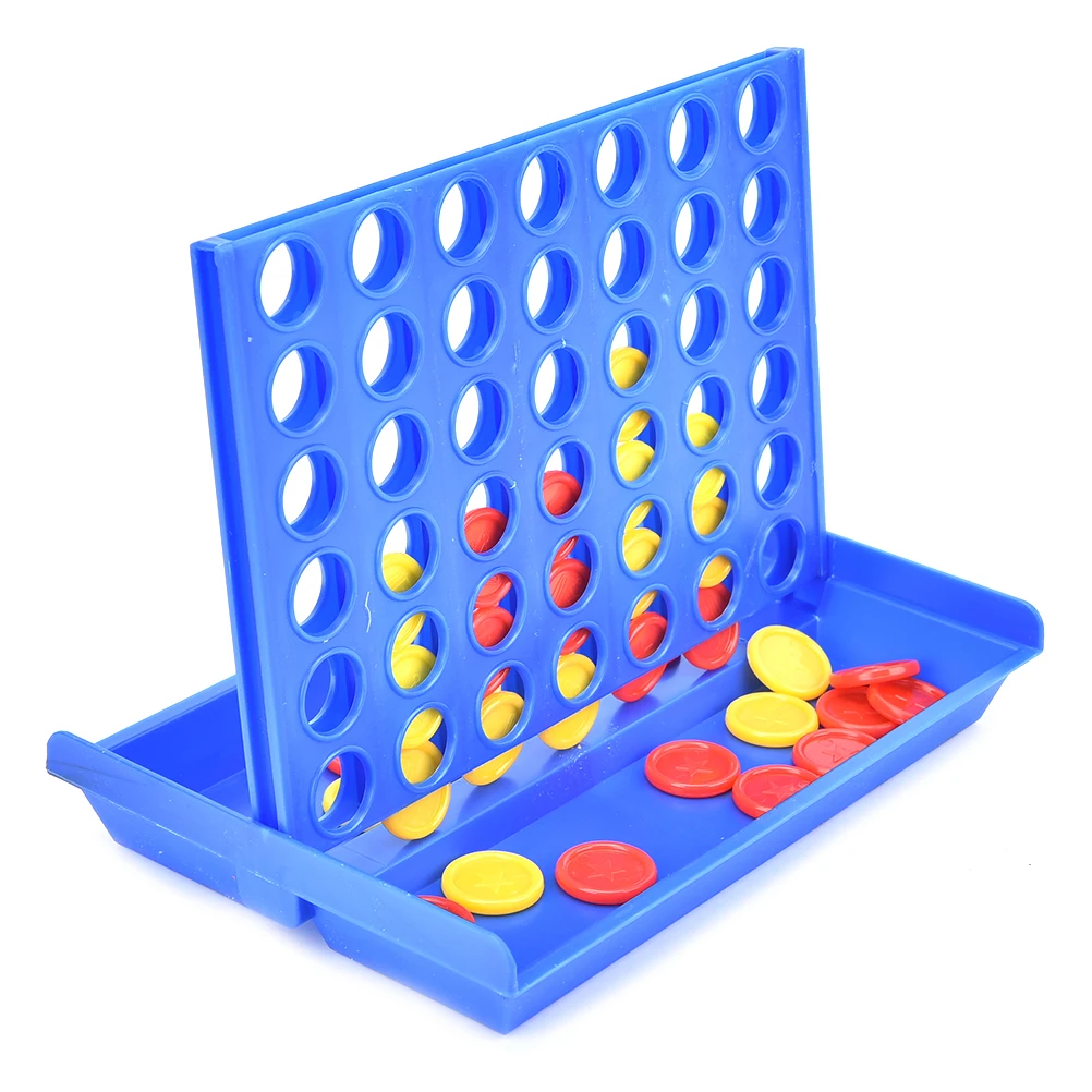 1 набор пластиковых подключений 4 в линейной настольной игры детские развивающие игрушки для спортивных развлечений - Цвет: 25 x 18.5 x 2.8cm