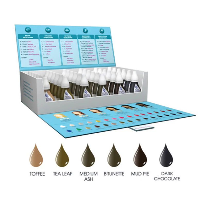 

Original USA Biotouch Pure Micropigment Permanent Makeup Tattoo Inks Eyebrow Eyeliner Lip Pigment Pigment Get Pure Confidence
