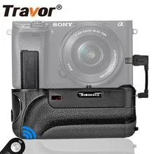 Travor Вертикальная Батарейная ручка для sony A6000 беззеркальная цифровая камера с ИК-функцией работает с NP-FW50 батареей