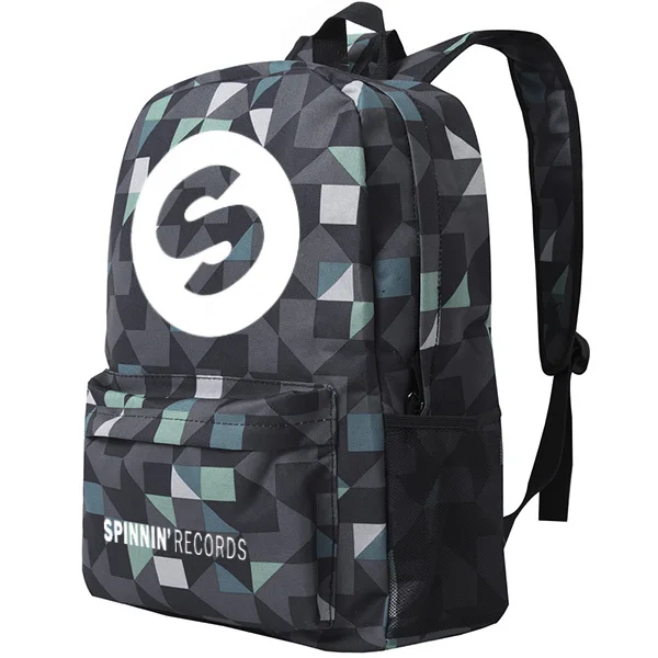 

Spinnin Records Backpack Chracter S Design Black Camouflage Shoulder Bag in Luminous Function