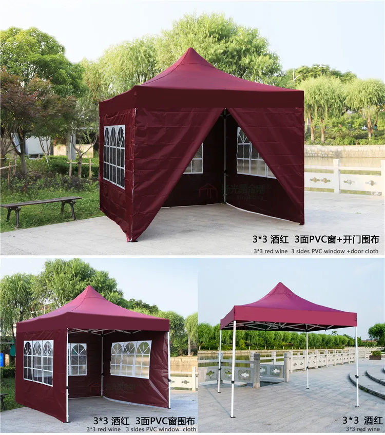 

Free Shipment ! Customized printed 3m x 3m aluminum folding gazebo, promotion pop up tent, marquee, awning, pavilion for sale