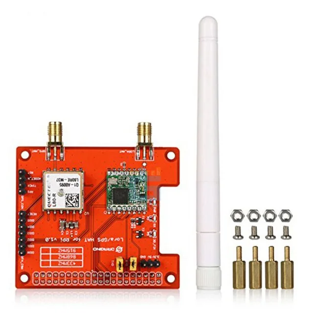 Kaufen Für Dragino Lora GPS HUT Basierend auf SX1276 SX1278 Transceiver 868 mhz 915 mhz 433 mhz, für Raspberry Pi 2 Modell B Raspberry Pi 3