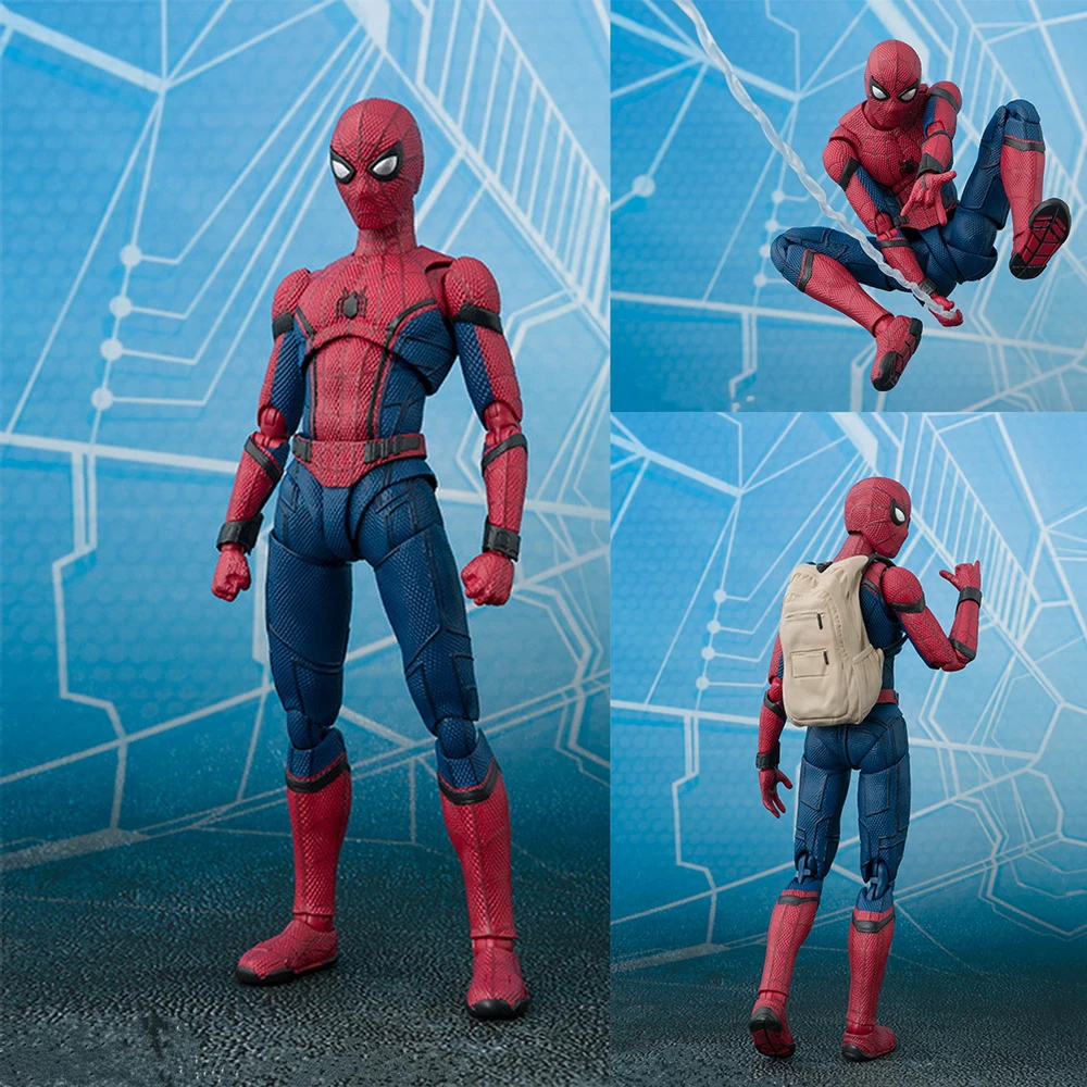 Фигурка героя Marvel мстители 15 см Человек паук|Игровые фигурки и трансформеры| |