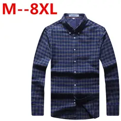 9xl 8xl 7xl 6xl 5xl 4xl мужской с длинным рукавом тонкая рубашка Бизнес Повседневная Официальная футболка для мальчиков мужская одежда оптом твил