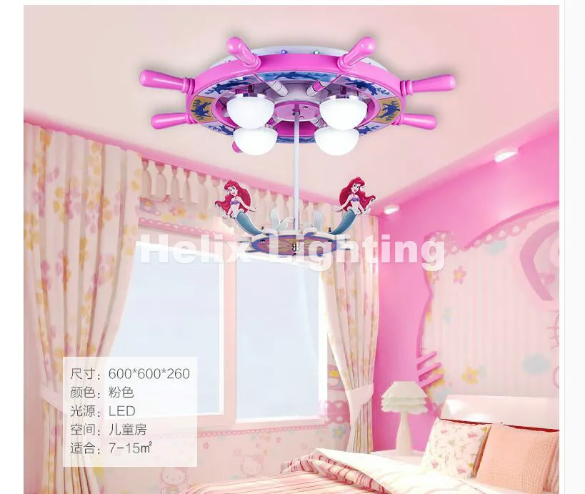 

New Arrival Kids Bedroom Cartoon Surface Mounted Ceiling Light Pink and Blue Design Modern Children Ceiling Lamps E27 Lighting