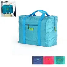 2017 Caliente Plegable Impermeable Grande Nylon Viaje Camping Ciclismo Equipaje Maleta Organizador Bolsas de Almacenamiento de Contenedores Plegables