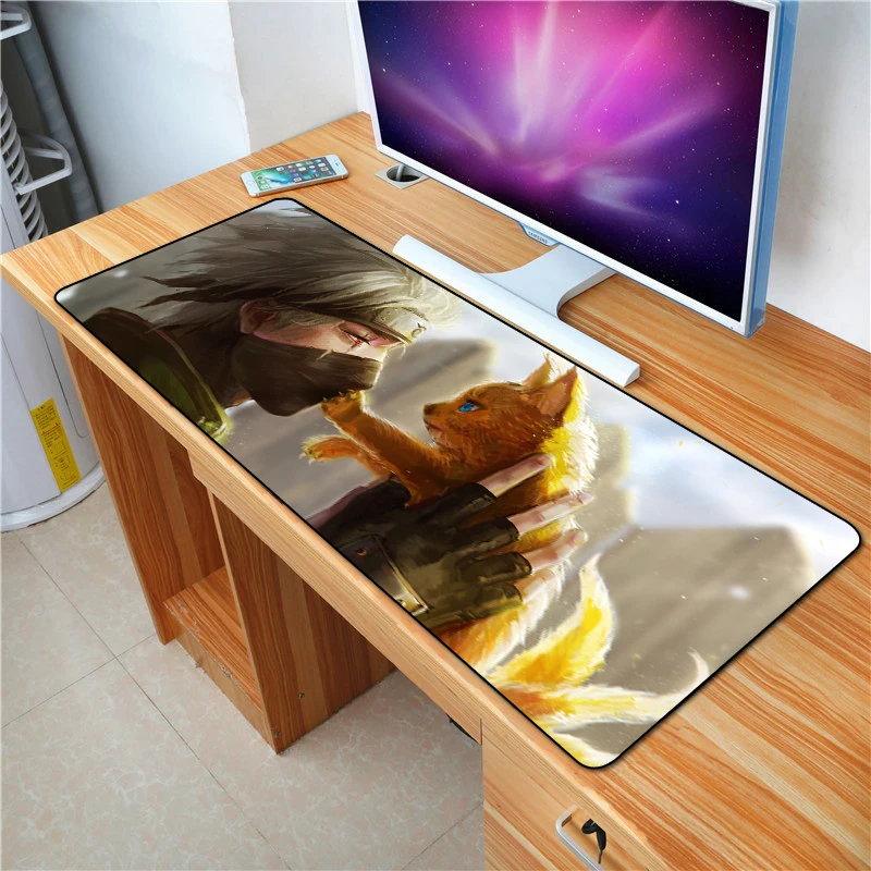 

FFFAS 70X30cm Animation Mouse Pad Natural Rubber Gaming mousepad Desk Mat Large Lockedge Mousepad Laptop PC Computer mats