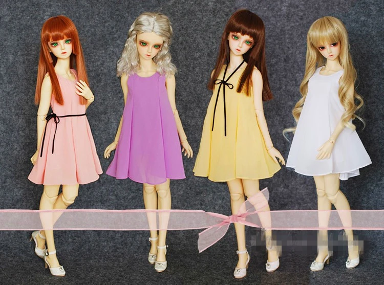 Sweetie Chiffon Dress for BJD 1/4 MSD 1/3 SD16 Doll Clothes CWB13 Sweetie Chiffon Dress for BJD 1/4 MSD 1/3 SD16 Doll Clothes CWB13