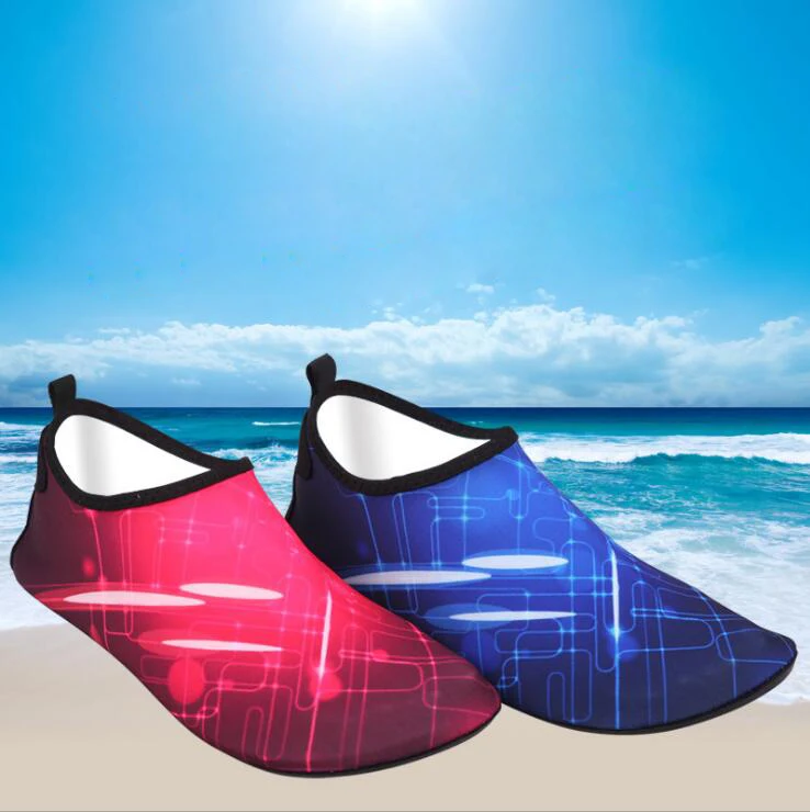Открытый Спорт Soft водонепроницаемая обувь босиком кожи пляжные Быстросохнущие кроссовки тапки быстросохнущая для плавания Дайвинг