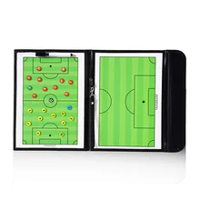 Foldable Magnetic Football Soccer Coaching Board Soccer Trainer Training Match Tactical Plate Book With Soccer Marker Pens coaching champions soccer coaching in italy