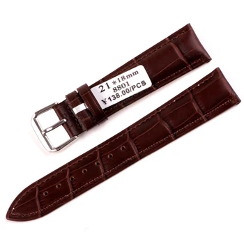 

2020 fashion sweatband black brown leather watch strap bracelet Straps for watches men, watch band watchbands 20